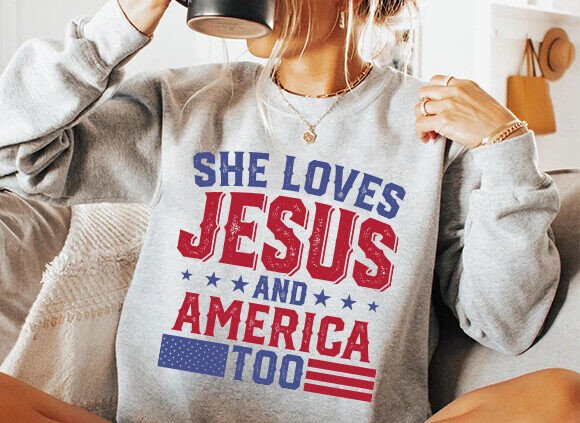 4th of July Png, Christian Png, USA Svg Graphics for T-Shirt Designs