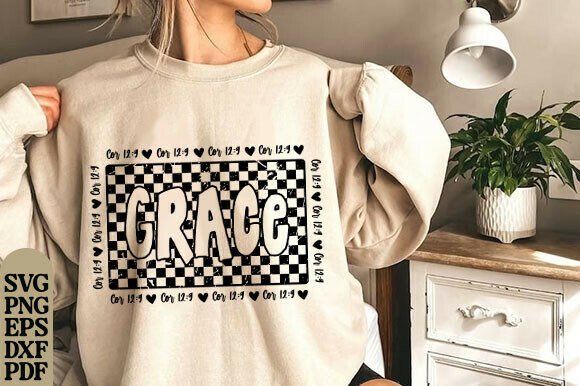 Christian Grace Png for T-Shirt Designs and Graphics