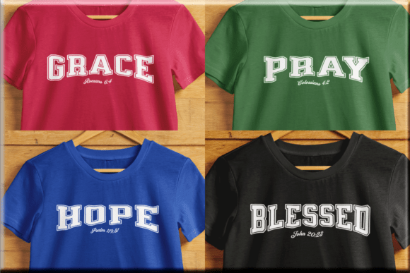 Christian Sports Bundle SVG PNG 3 Colors: Graphics & T-Shirt Designs