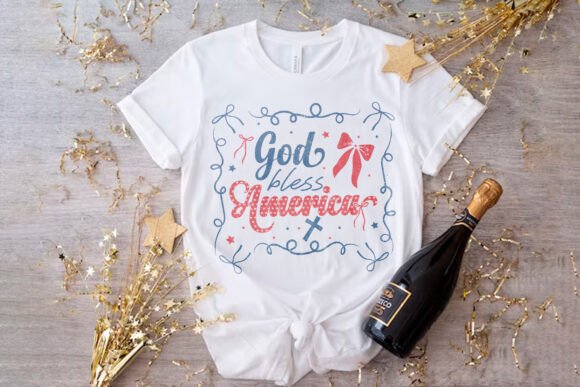 God Bless SVG: Christian 4th of July T-Shirt Graphics