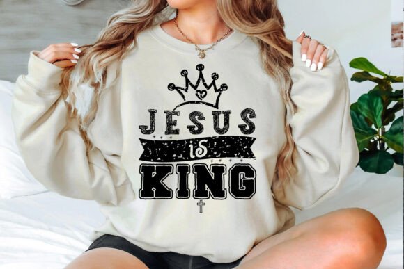 Jesus is King SVG for T-Shirt Designs & Graphics