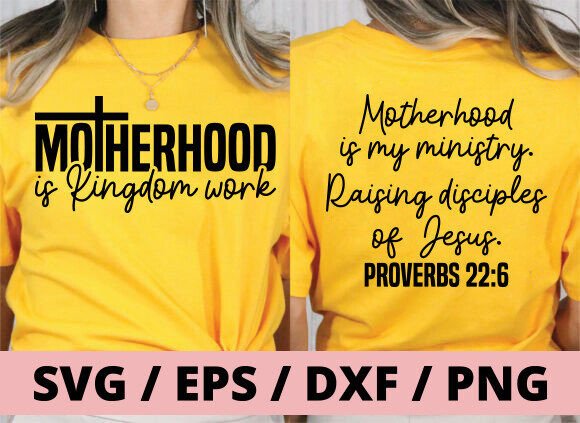 Mom SVG, Bible Quote: Christian Graphics & T-Shirt Designs