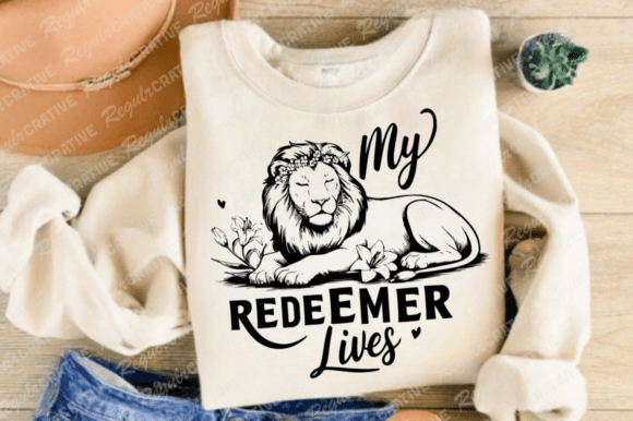 My Redeemer Lives: Christian Graphics & T-Shirt Designs