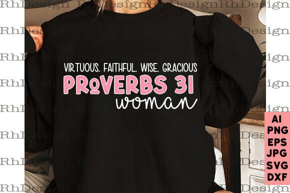 Retro Proverbs 31 Woman Christian Design Review